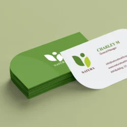 Die-Cut Business Card